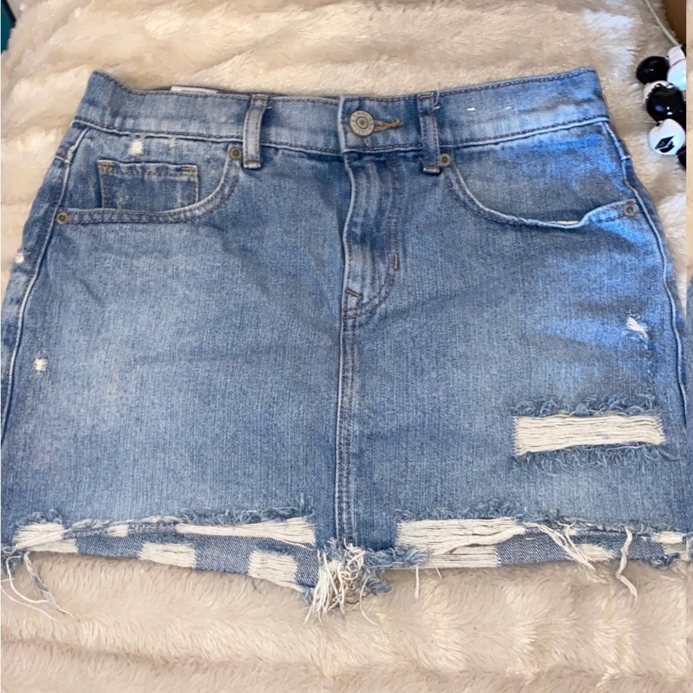 Express strait mini skirt